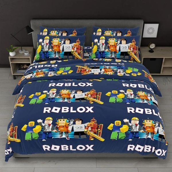Дитяча постільна білизна Roblox - Бязь Gold Lux (Синій) roblox_piv70 фото