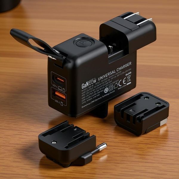 Быстрое сетевое зарядное устройство LDNIO 65W GaN с кабелем USB-C 00046914 фото