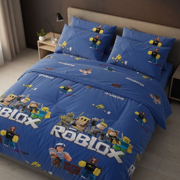 Дитяча постільна білизна Roblox (Синій) - Бязь Gold Lux robloxB_piv70 фото
