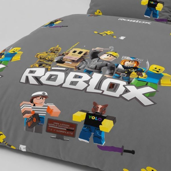 Детское постельное белье Roblox (Серый) - Бязь Gold Lux robloxG_piv70 фото