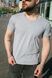 Чоловіча футболка з V-вирізом (Турецький кулір) - Premium Cotton Сіра S 1591025773-001 фото 6