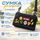 Тактическая сумка-бананка черная через плечо 30х18 см ws86258 фото 16