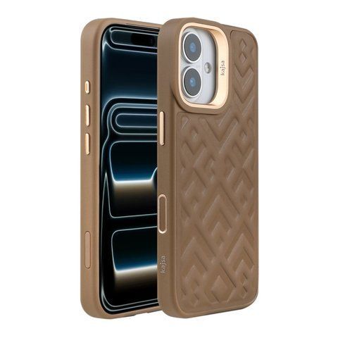 Дизайнерський кейс Nordic Rhomb with MagSafe iPhone 17 Brown 0045568br17 фото