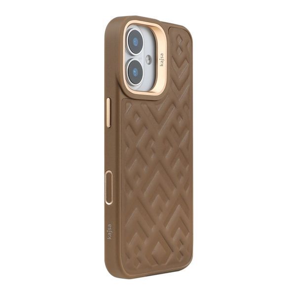 Дизайнерский кейс Nordic Rhomb with MagSafe iPhone 17 Brown 0045568br17 фото