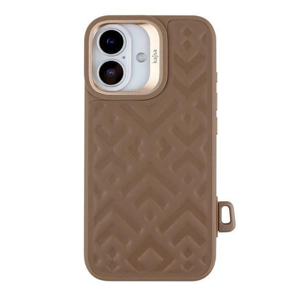 Дизайнерский кейс Nordic Rhomb with MagSafe iPhone 17 Brown 0045568br17 фото