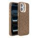 Дизайнерский кейс Nordic Rhomb with MagSafe iPhone 17 Brown 0045568br17 фото 1