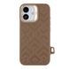 Дизайнерский кейс Nordic Rhomb with MagSafe iPhone 17 Brown 0045568br17 фото 6