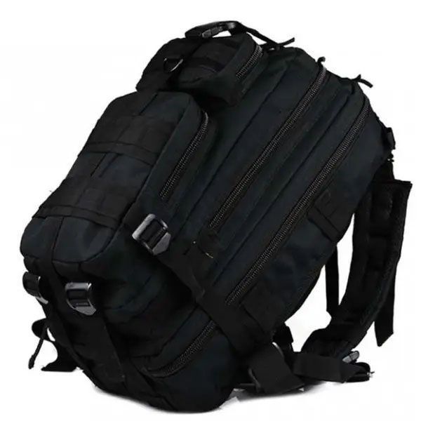 Тактичний штурмовий рюкзак Tactic 1000D 25 л (Чорний) ws34293 фото