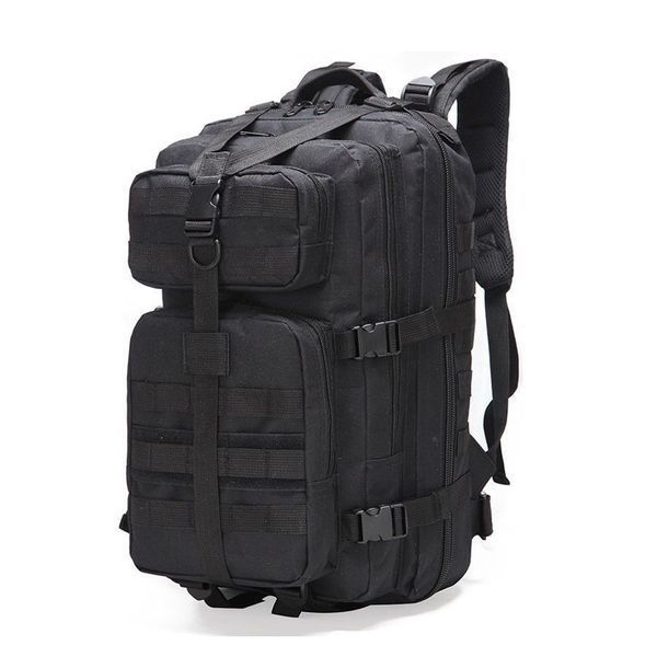 Тактичний штурмовий рюкзак Tactic 1000D 25 л (Чорний) ws34293 фото