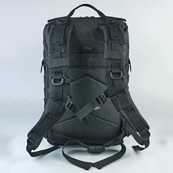 Тактичний штурмовий рюкзак Tactic 1000D 25 л (Чорний) ws34293 фото