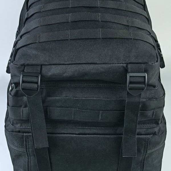 Тактичний штурмовий рюкзак Tactic 1000D 25 л (Чорний) ws34293 фото