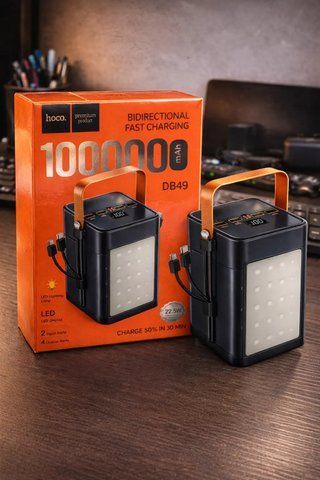 Портативний акумулятор Power Bank Hoco DB49 Action 100000 mAh 22.5W hoco100000 фото