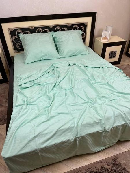 Постельное белье Miomare Сатин-страйп Tiffany Fresh (75% хлопок) - Тифани MM tif pivtora70 фото