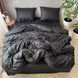 Постільна білизна Miomare Сатин-страйп Black Onyx (75% бавовна) - Чорний MM chern pivtora70 фото 2