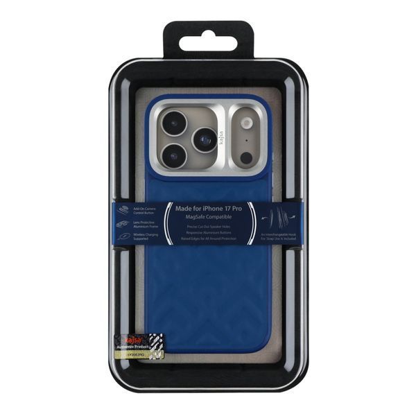 Дизайнерський кейс Nordic Rhomb with MagSafe iPhone 17 Pro Blue 00045568blu17pro фото