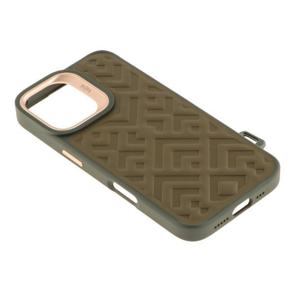 Дизайнерський кейс Nordic Rhomb with MagSafe iPhone 16 Olive 00045568ol фото