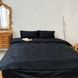 Постельное белье Страйп-сатин Premium (100% хлопок) - Черный BlckLL фото 5