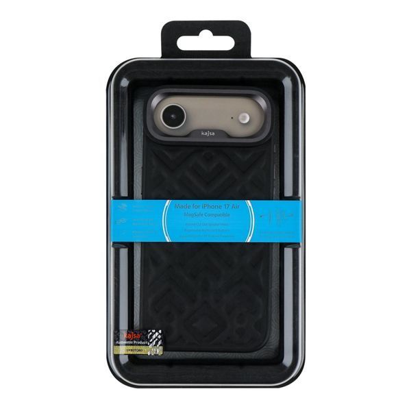Дизайнерський кейс Nordic Rhomb with MagSafe iPhone 17 Air Black 0045568bl17a фото