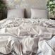Постельное белье Miomare Сатин-страйп Silver Minimalist (75% хлопок) - Светло-серый MM svsir pivtora70 фото 3
