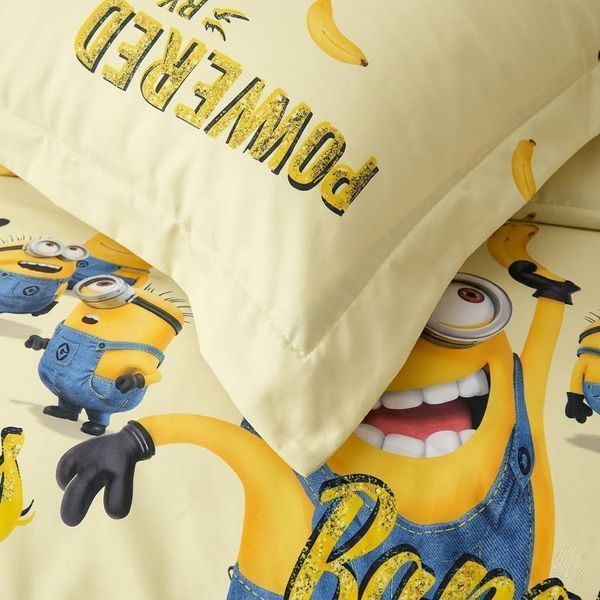 Дитяча постільна білизна Міньйони - Бязь Gold Lux banana_piv70 фото