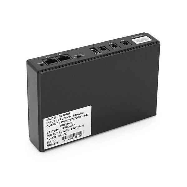 Міні-ДБЖ для роутера та ONU (DC UPS 5V/9V/12V) - безперебійник для інтернету rout фото